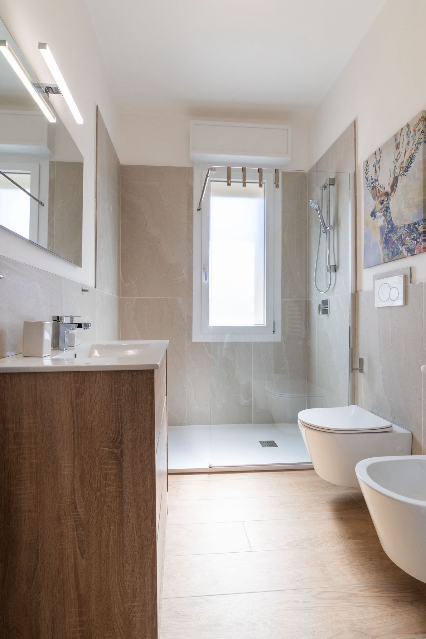 Bagno privato con doccia walk-in